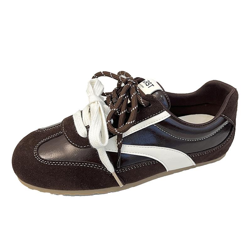 Retro versatile inner height increase moral training shoes women's 2025 autumn new fashion American flat-bottomed sports Forrest Gump casual shoes