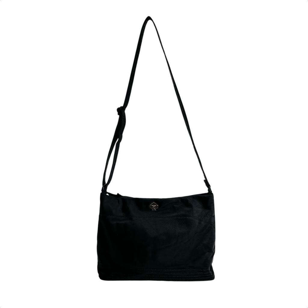 Kate Spade Large Capacity A4 Shoulder Bag Nylon Black Women PXRU4255 Used