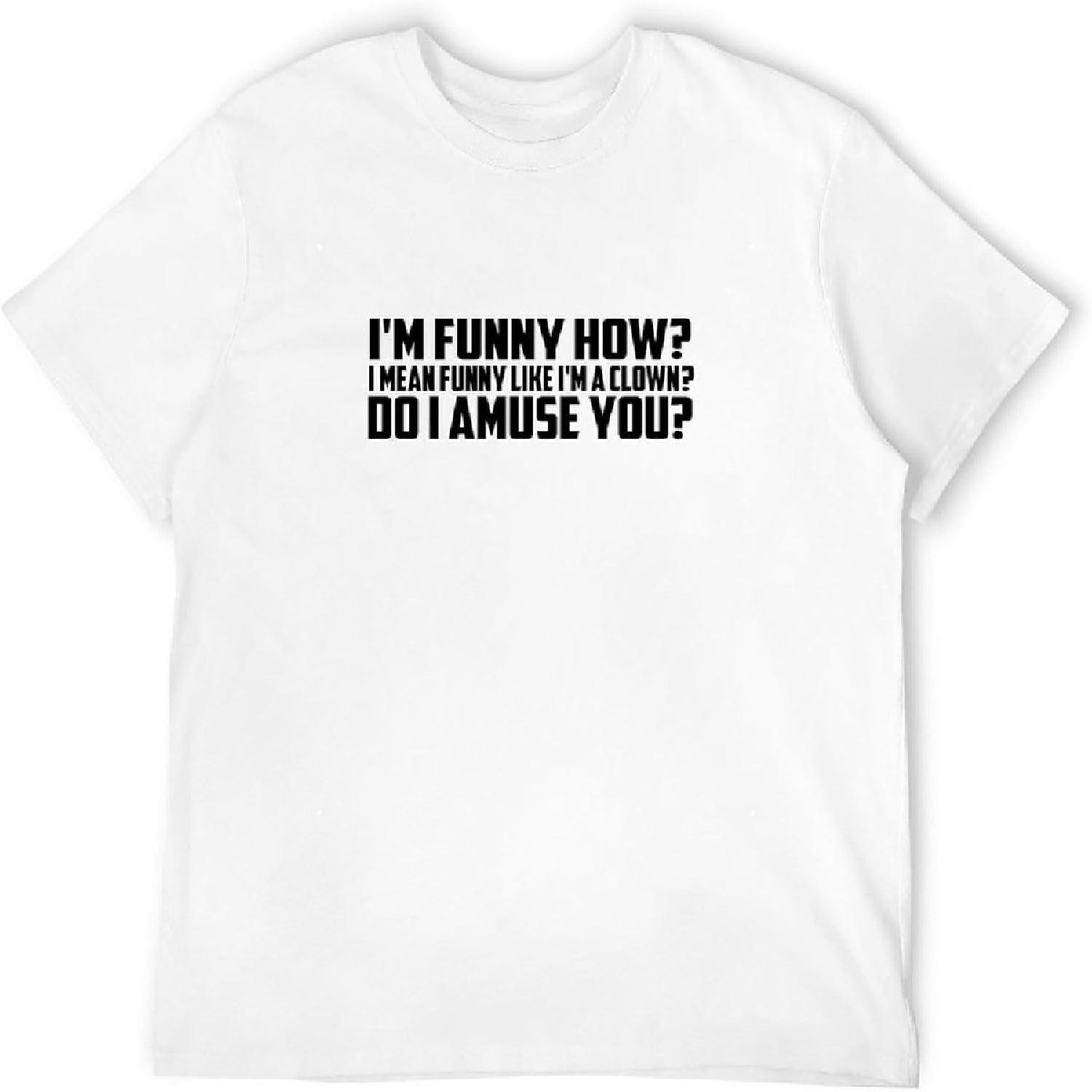 Mens Funny How T-Shirt Joe Pesci I m Funny How _ Tee White XXXXXL белый