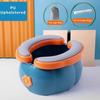 Baby Toilet Portable Travel Baby Potty Foldable Kids Potty Training Seat Easy To Clean With Storage Bag and 20 Garbage Bags