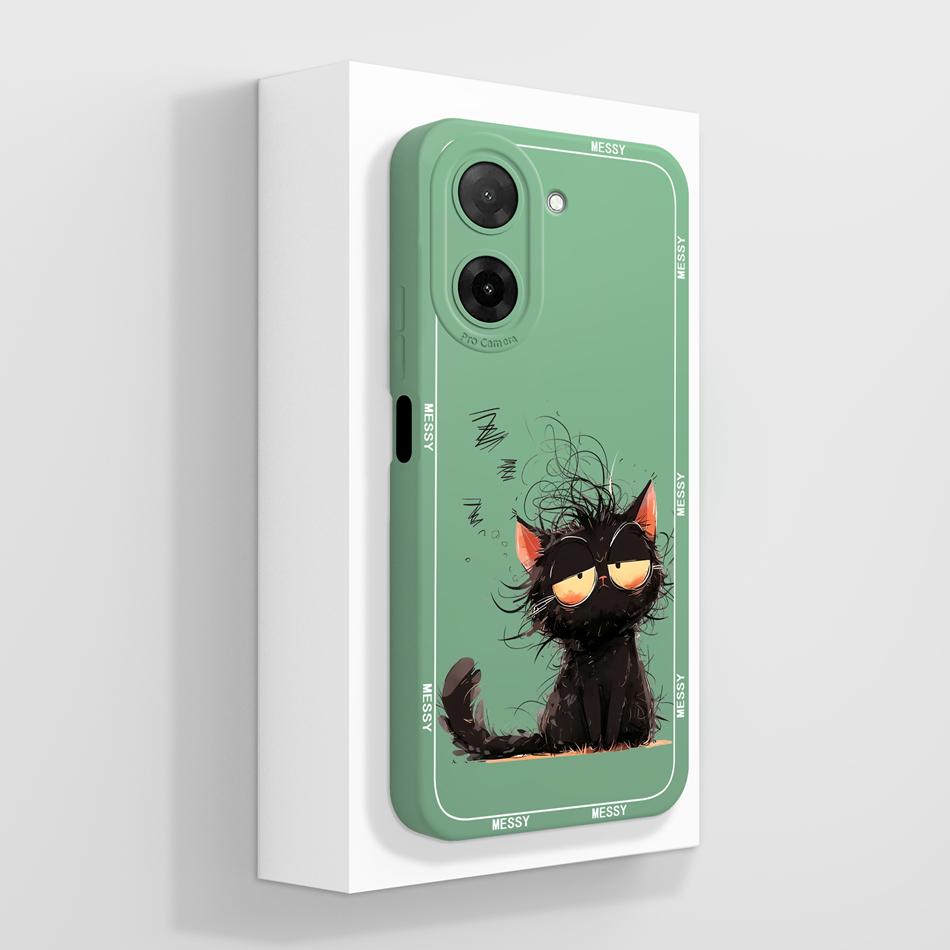 Phone Case For Redmi A5 4G Cute Creative Full Protection Funda For RedmiA5 Soft Liquid Silicone Lightweight Anti Slip Shell Capa