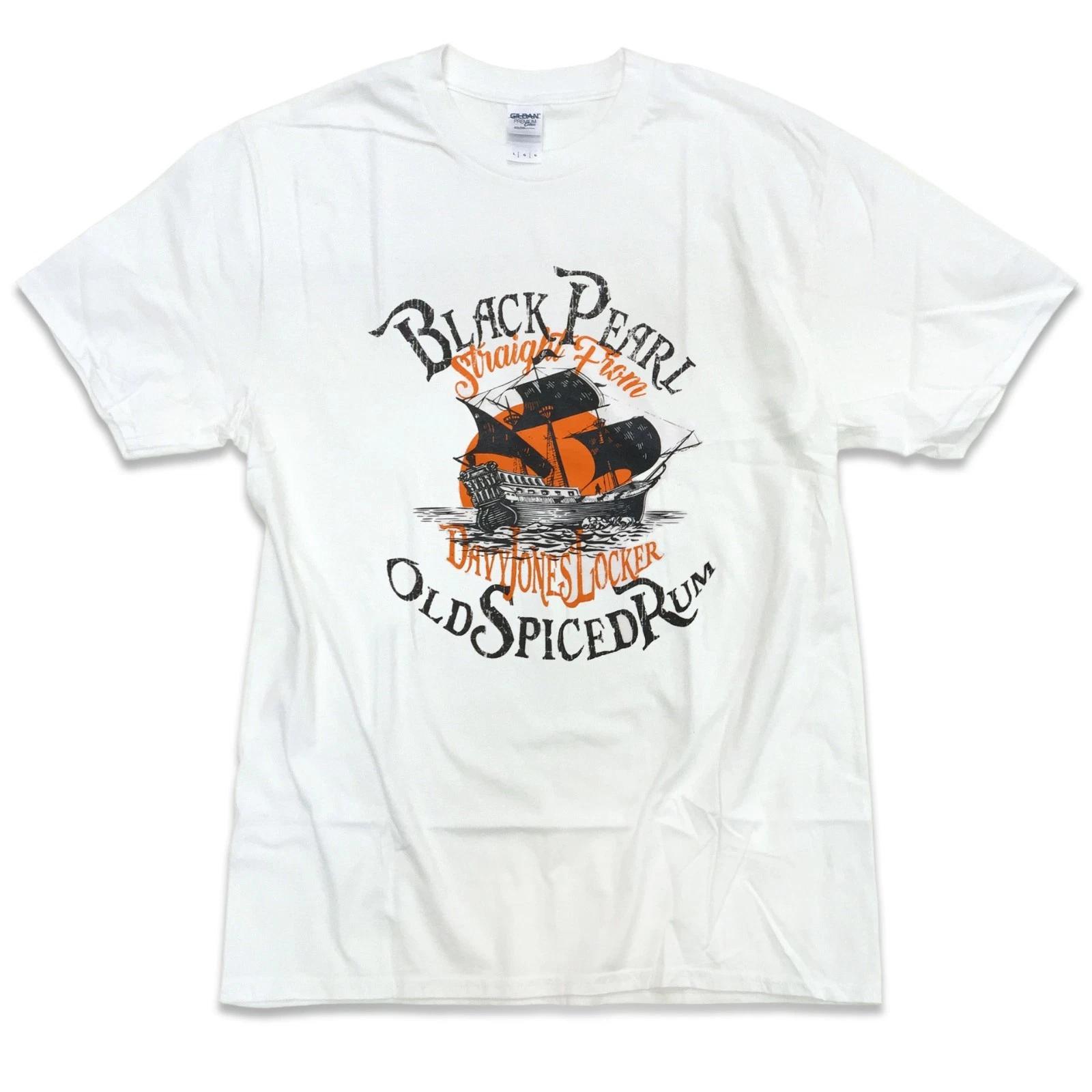 Long-lasting print BLACK PEARL Pirates of the Caribbean inspired T-Shirt S-5XL 3XL