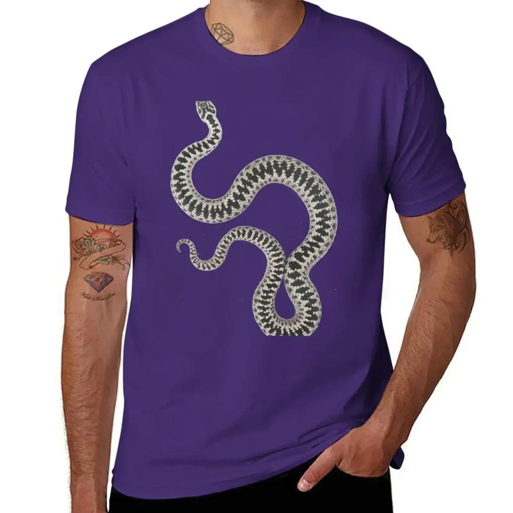 Vipera Berus Berus, Male T-Shirt New Edition Heavyweights Customs Design Your Own T Shirts for Men Graphic