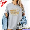 Please Wait 2026 Loading Funny New Year Progress Bar Tees Gift Family Party Cosy Season Cotton Shirts for Women Graphic T Shirts