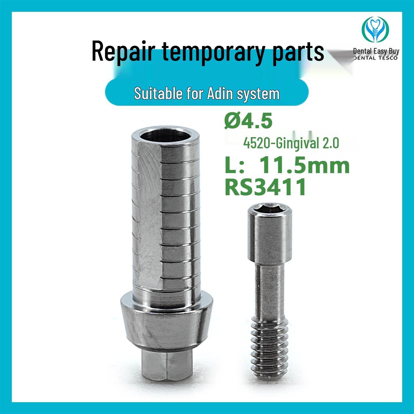 Adin Ya Ding Временная база для восстановления одного зуба - Запасной трансферный стержень для аксессуаров оральных имплантатов