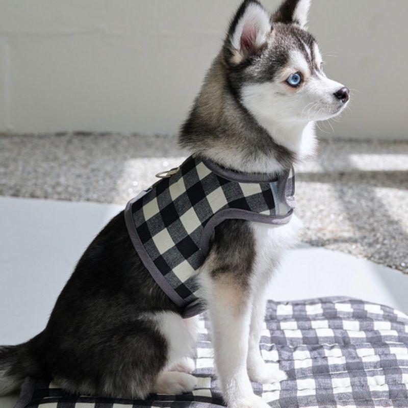 CROOKTHECHIHUAHUA Ice Summer Rayon Cool Harness - Cool Black