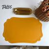 Mauspad Tischset PVC Tischset, Wasserdicht Rutschfest Tischmatte, Leicht zu Reinigen Klassisches Design Hitzebeständig Untersetzer, für Küche Esszimmer