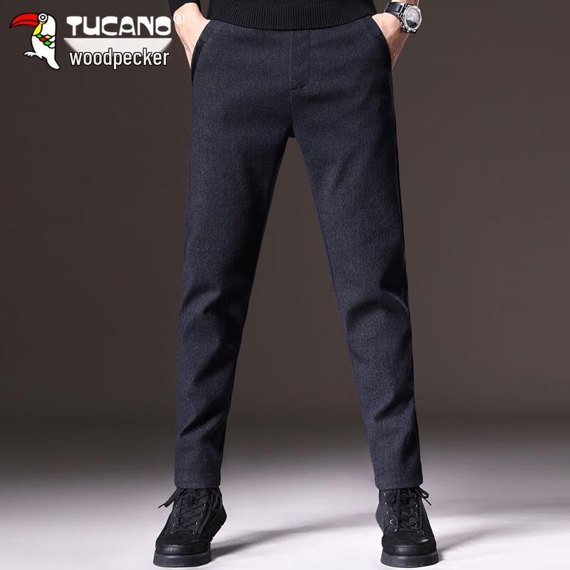 TUCANO Men's Casual Business Straight-Leg Trousers