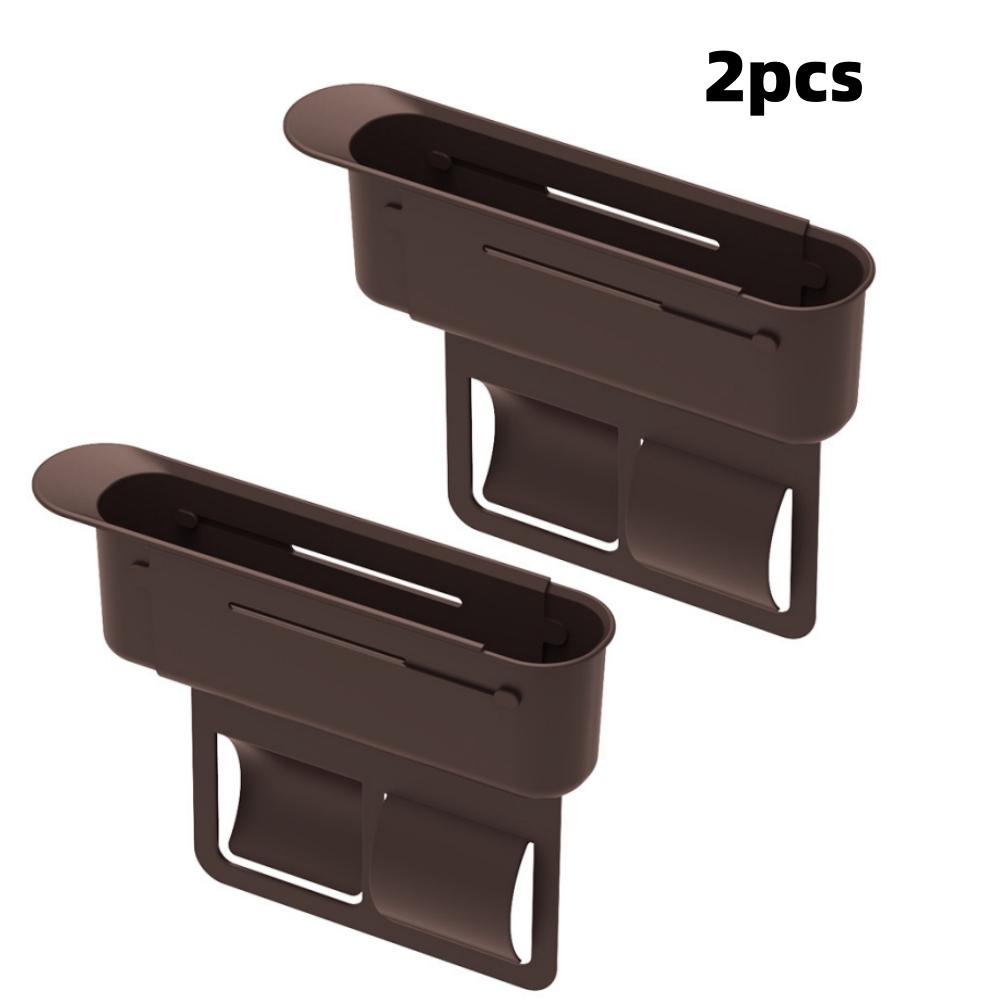 Car Seat Crevice Storage Box Gap Slit Filler Storage Shelf Multi-functional Large Capacity Push Pull Type Car Storage Rack