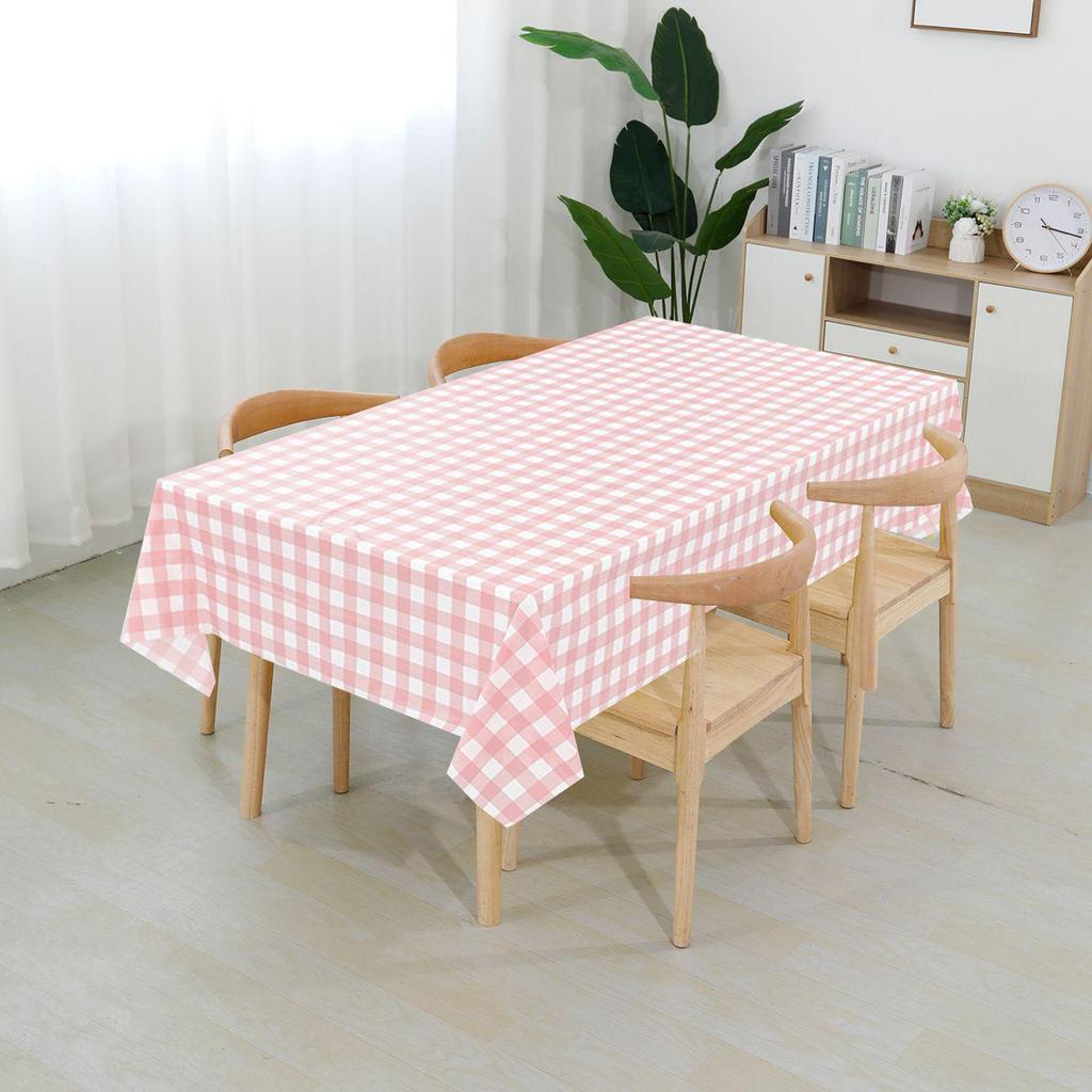 Kinder Gingham Tischdecke & Platzset für Geburtstags-, Party- und Abschlussdekorationen