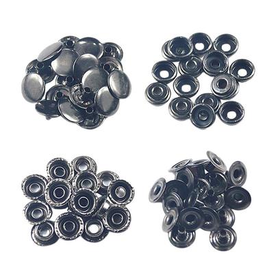 Metal Snap Fasteners Iron Sewing Rivets Leathercraft Supplies for Coats Jackets Bags and DIY Clothing