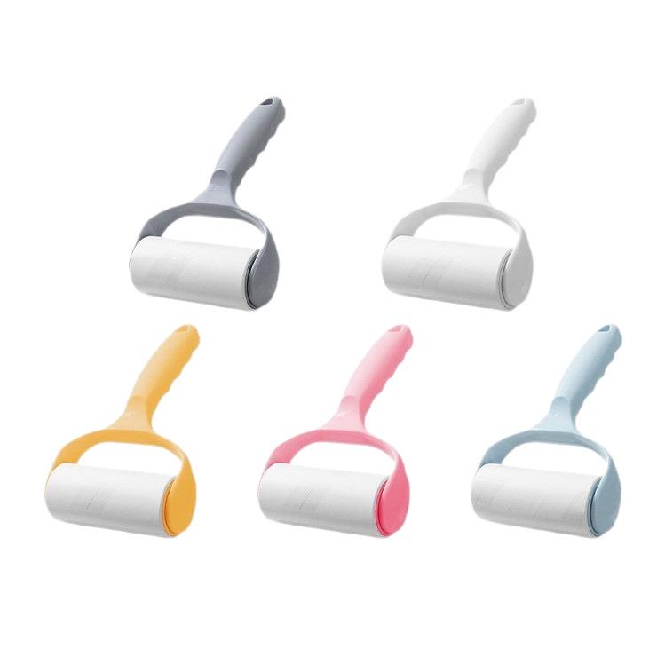 10cm Angled Tear-Off Lint Roller Replacement: Sticky Paper Brush for Hair and Dust Collection