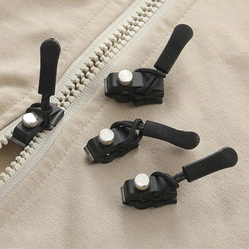 24 PCS for Jacket Bags Coat Free Sewing Universal Repair Kit Quick Instant Detachable Zipper Head Replacement Zipper Slider Pull
