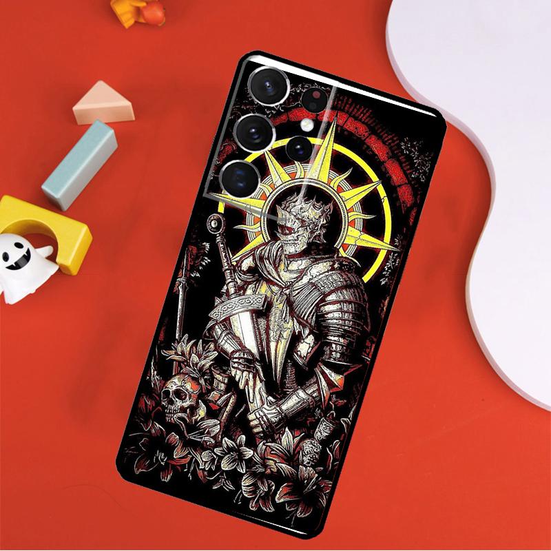 Dark Souls Case For Samsung Galaxy S23 S22 Ultra S8 S9 S10 Plus Note 10 20 Ultra S20 S21 FE Phone Cover