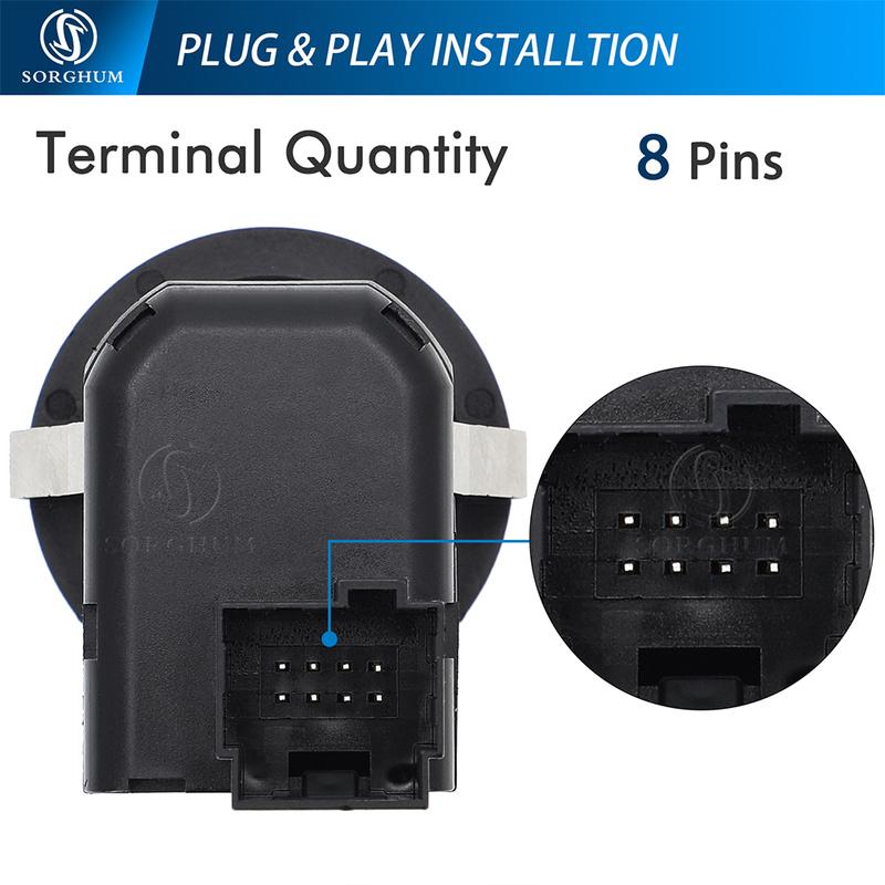 SORGHUM 7L1Z17B676AA Car Fold Adjust Side Rearview Mirror Switch Power Knob For Ford F150 F250 F350 2007 2017 Lincoln Navigator