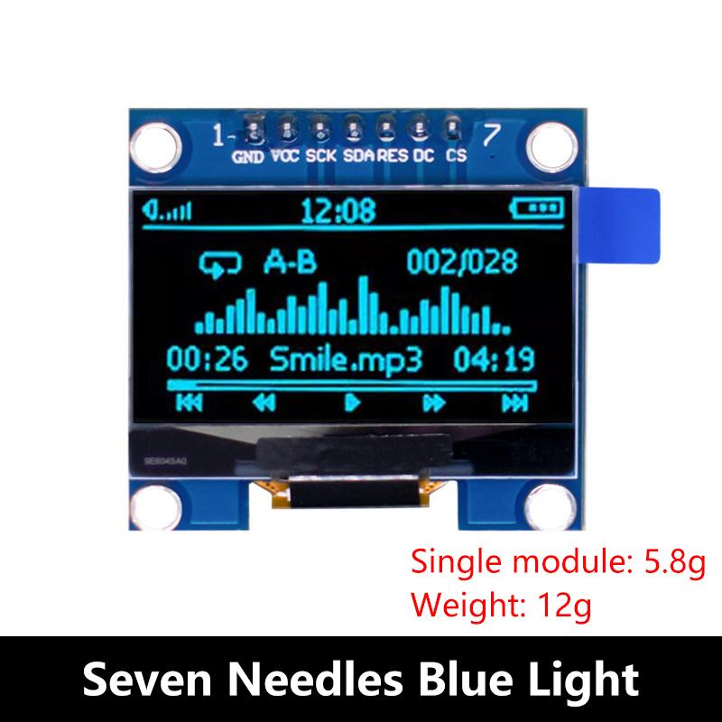 1.1 Inch SH1116 OLED Display Module 118*61 Resolution IIC/SPI Dual Interface White Screen For Arduino STM11 Digital Display DIY