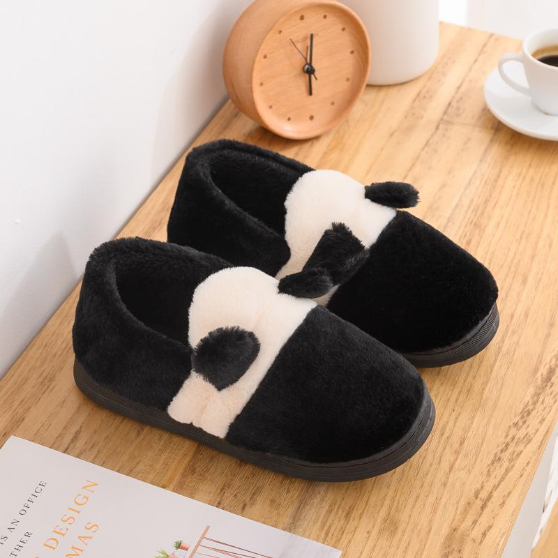 

Тапочки хлопковые зимние домашние с толстой подошвой, нескользящие, теплые, мужские и женские, плюшевые, с каблуком 42-43