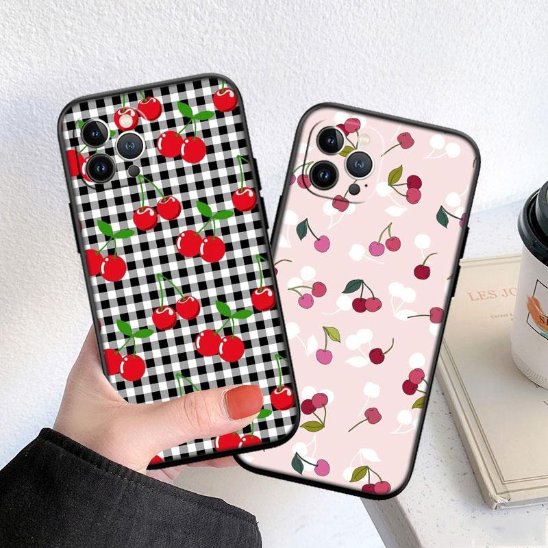 PP19 Cherry fruit Cute Case for Motorola Edge 60 60s 70 G86 G56 G54 E14 G04S G45 G54 G64 S30 S50 X30 X40 X50 Ultra Pro Power