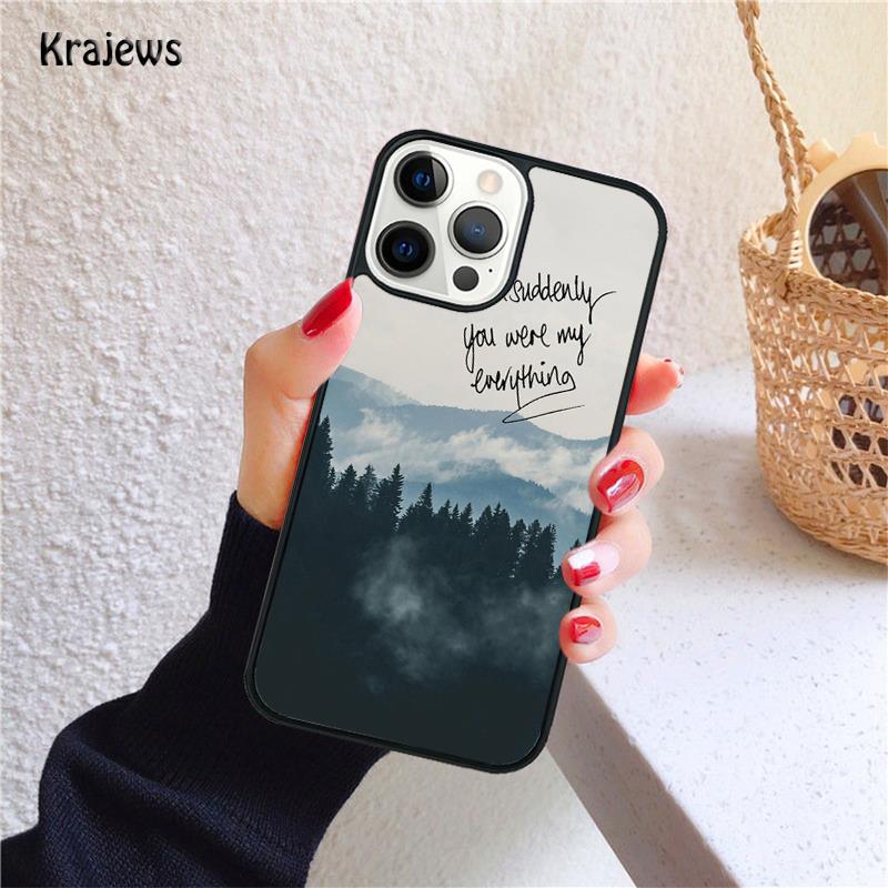 

туман туманные горы Coque Мягкий чехол для телефона для iPhone 14 XR X XS Max 5S 6S 7 8 Plus SE 2020 11 12 13 Pro Max Mini Чехол для телефона Samsung S22ultra