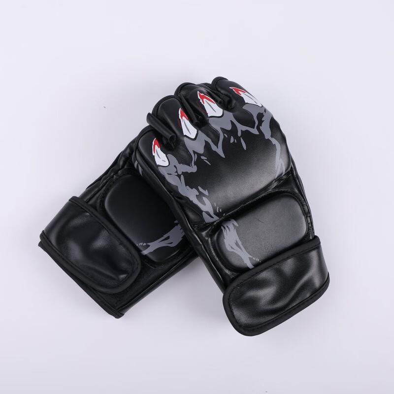 Dragon Warrior Half-Finger MMA Boxing Gloves