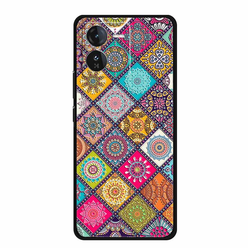 3D Emboss Case For Vivo iQOO Z9 x Phone Case Shockproof Black Silicone Soft Back Cover For Vivo iQOO Z9x Y37 Pro Case Z 9 x Capa