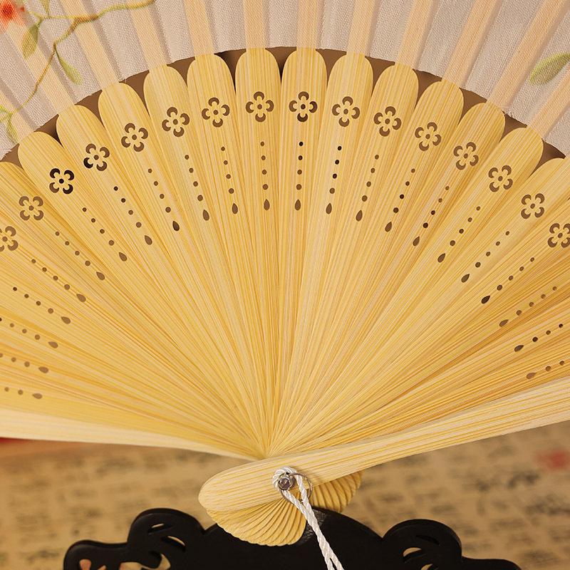 Summer Folding Fan: Ancient Hanfu Style, New Chinese Design, Small Dance Fan for Women