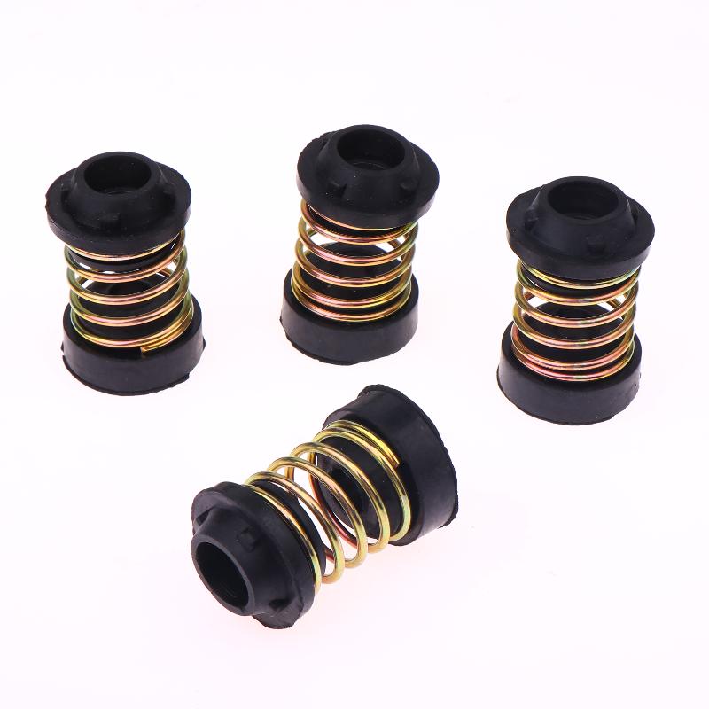4Pcs Refrigerator Freezer Compressor Shock Pad Spring Shock-Absorbing Mounting Foot Rubber Mat Vibration Pad