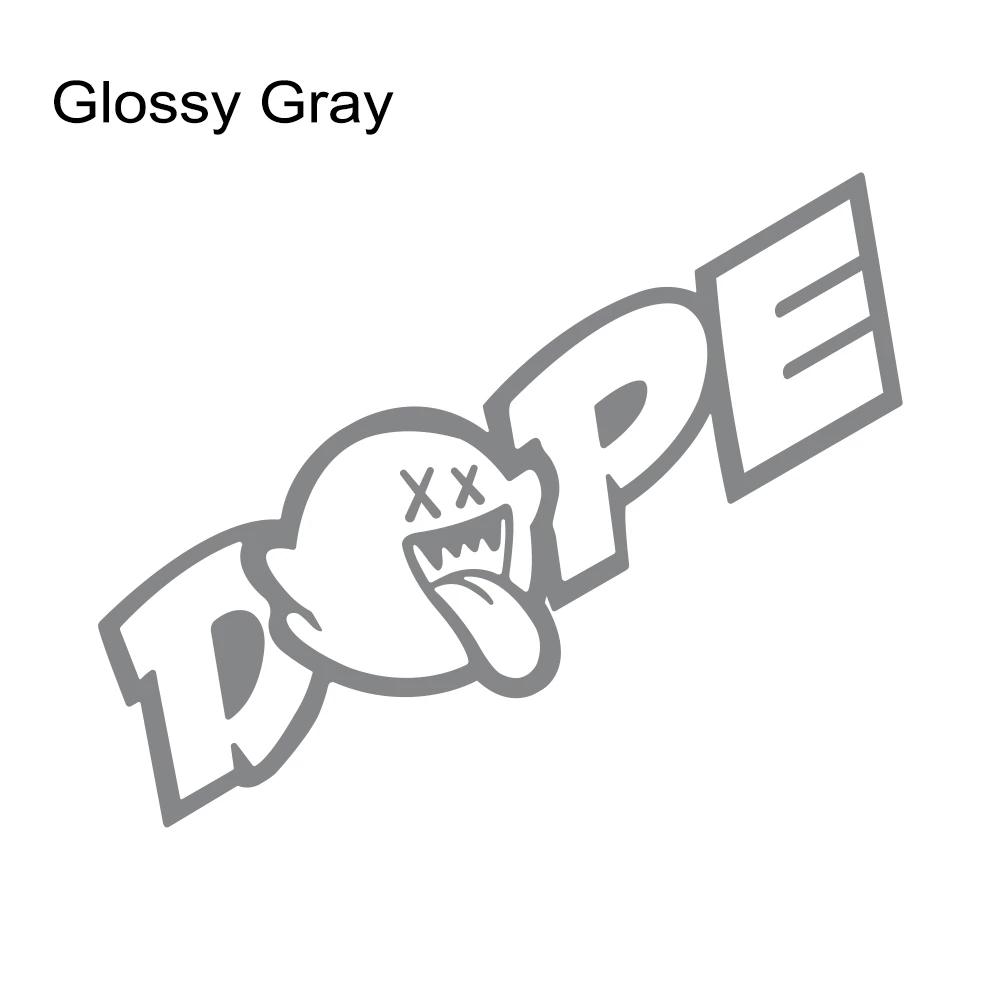 20x7cm DOPE Anime Ghost Halloween Cute Car Stickers Styling Car Body Window Motorcycle Decor Vinyl Film Decal Auto Accessories