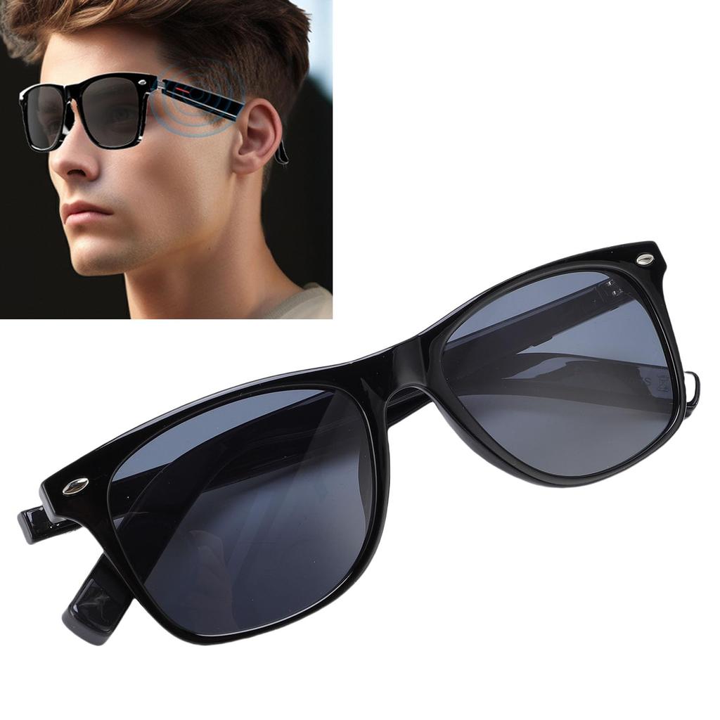 AI Translation Smart Sunglasses for Language Bluetooth Speaker and Touch and Photo Shooting Frame Men, Translator, 5.3 Mic, Control, Hands-Free Calls,