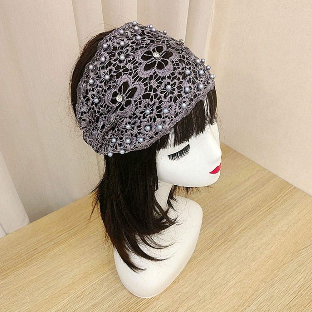 Makeup For Girls Wide Side Korean Style Headband Hair Accessories Women Hairband Lace Hair Hoop