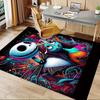 Office Rug Jack Skellington, Sally Theme 3D Printed Anti-Slip Rug-Machine Washable for Living Room