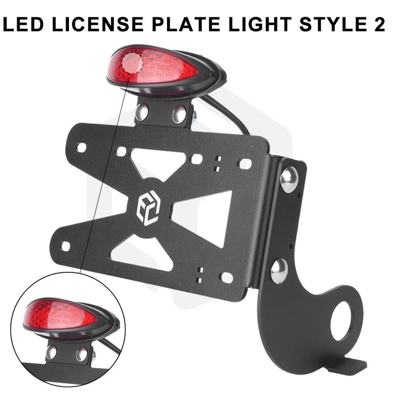 For RH975 Motorcycle Rear License Plate Mount Holder For Harley Nightster 975 With LED Light Bracket Accessories