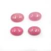 Dyed Pink Jade Oval Cabochon Loose Gemstone Lot 4 Pcs 13*18 MM 56 CT For Jewelry Making