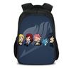 FAIRY TAIL Double layer Backpack Cartoon Anime Printed Student Boys and Girls New Large Capacity Versatile