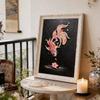Pearl DIY Koi Fish and Lotus Flowers Art Kits 15.7x19.6inch Gem Art Pearl Painting Kits Without Frame for Adults Gift Idea Home Wall Decor
