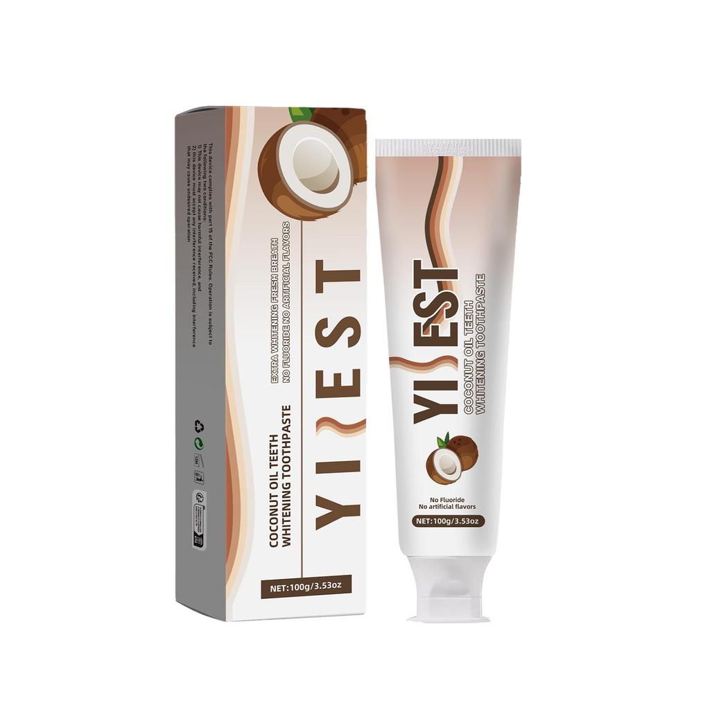 YILEST Mint Nano-Hydroxyapatite Toothpaste - 100g: Fresh Breath, Stain Removal & Whitening.