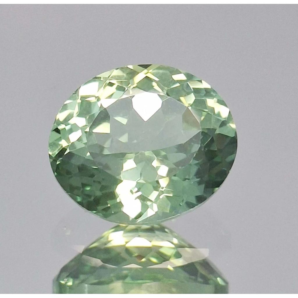 Green Sapphire Natural 9-11 Ct Oval Cut Fabulous Certified Loose Gemstone