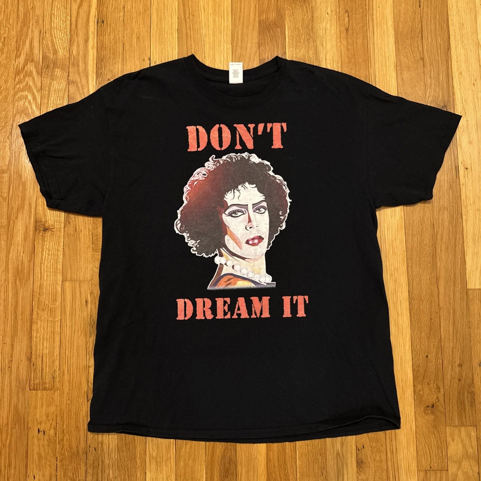 Rocky Horror/Pennywise “Don’t Dream It Be It” Halloween  Unisex T-Shirt XXXXL