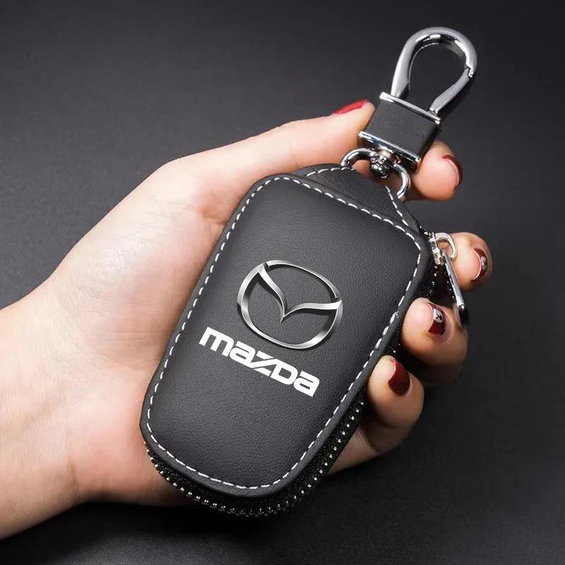 2025 Gorący Odporny Na Kolor Premium Inteligentne Etui na Brelok Samochodowy Pyłoszczelny Organizer na Klucze Samochodowe Do Mazda 6 3 CX5 5 323 CX7 Demio Atenza Axela