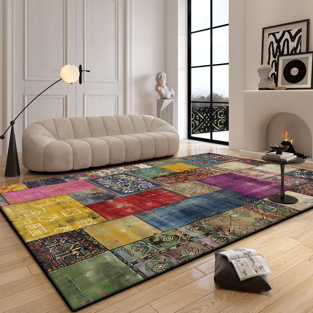 Modern Big Size rug for Living Room Non-slip Entrance Door Mat Easy Clean Soft Bedside Carpet in The Bedroom Machine washable