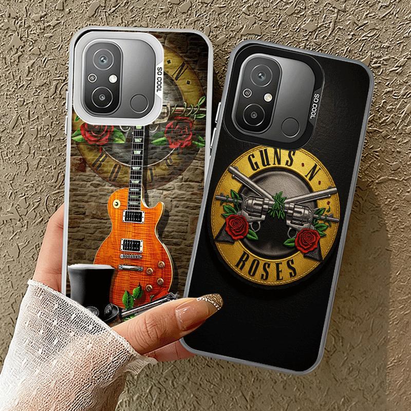 Band G-Guns N R-Roses Shockproof Phone Case for Xiaomi Poco X7 X6 X5 X3 Pro F7 Ultra M8 Redmi 15C 15 14C 13C 12C 10C 13 12 10