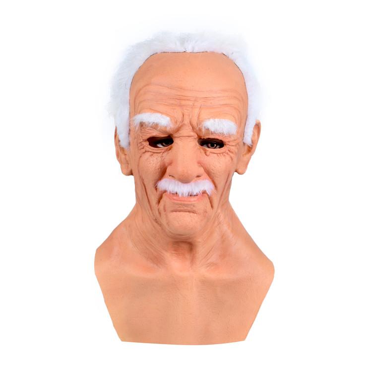 Headgear  Popular Masquerade Realistic Christmas Head Scary Full Face Party Halloween Custom Horror Latex Mask