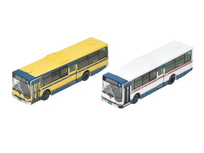 The Bus Collection Collezione di Autobus Funabashi Shinkeisei Bus Set di 2 Colori Retrò Materiali per Diorama