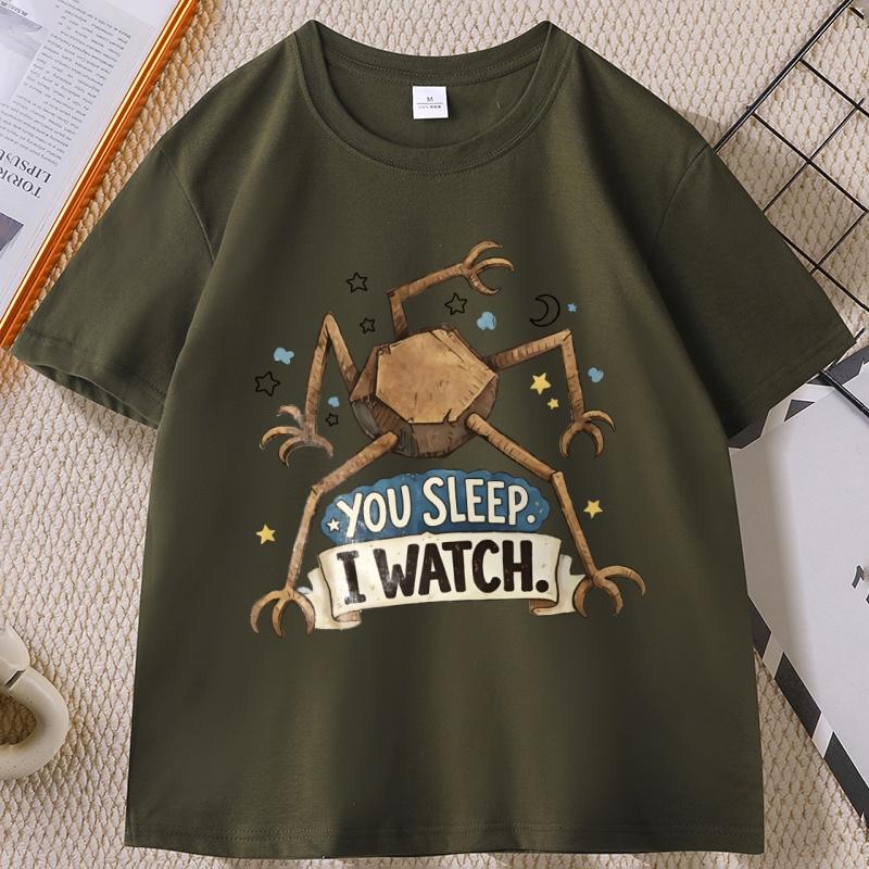 You Sleep I Watch Maglietta Retro Alieno T-shirt Project Hail Mary Rocky T-shirt Stampata Larga Comoda Magliette Girocollo