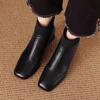 Neue Herbst Damenstiefel Grob Absatz Outdoor Rutschfest Schuh Retro Reißverschluss Mode Stiefel Komfort Lässig Damen Schuhe Botas
