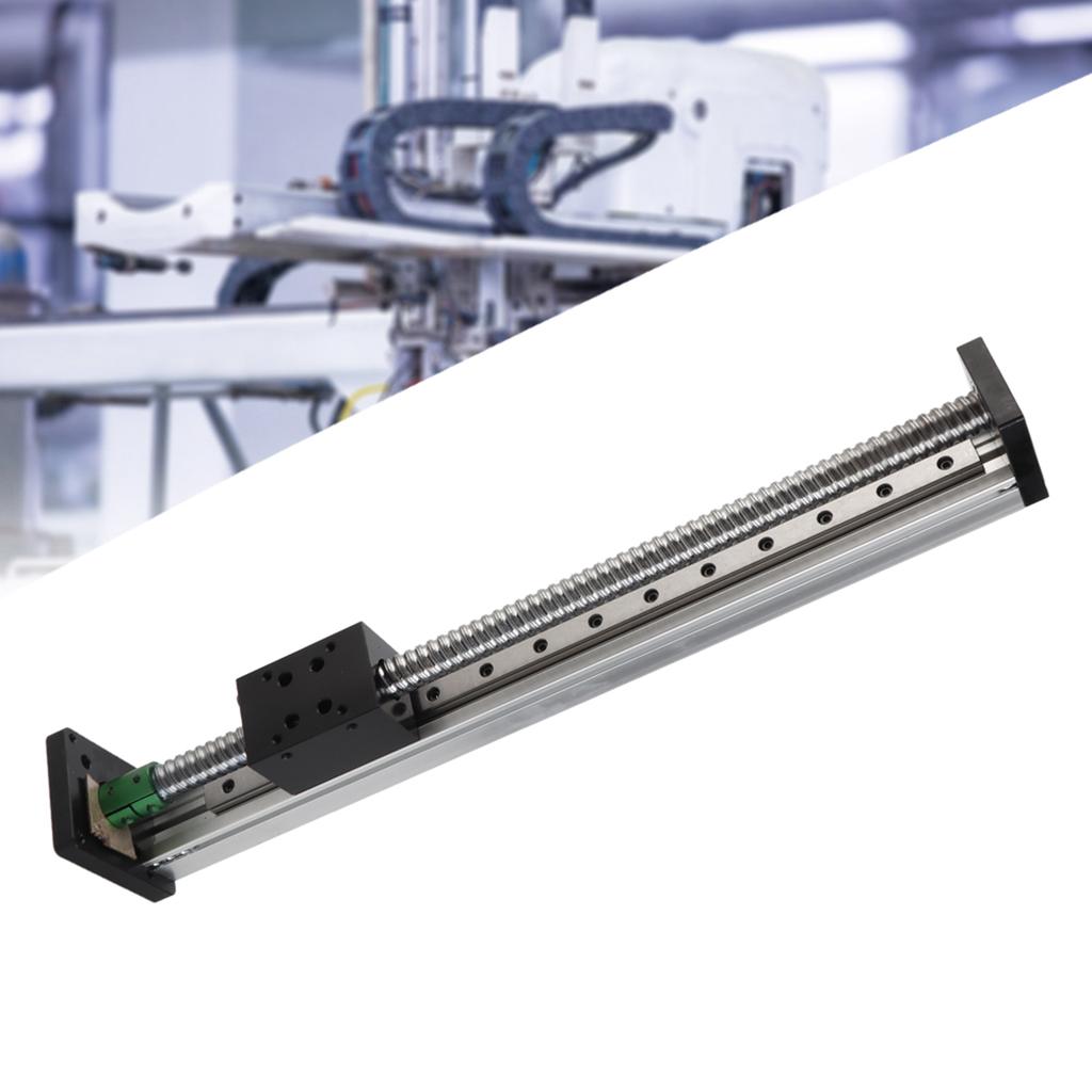 Linear Guide Rail Slide Ball Screw Motion Table 300mm Effective Stroke(1610 Ball Screw)