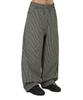 OHY O Logo Check Track Pants - Black