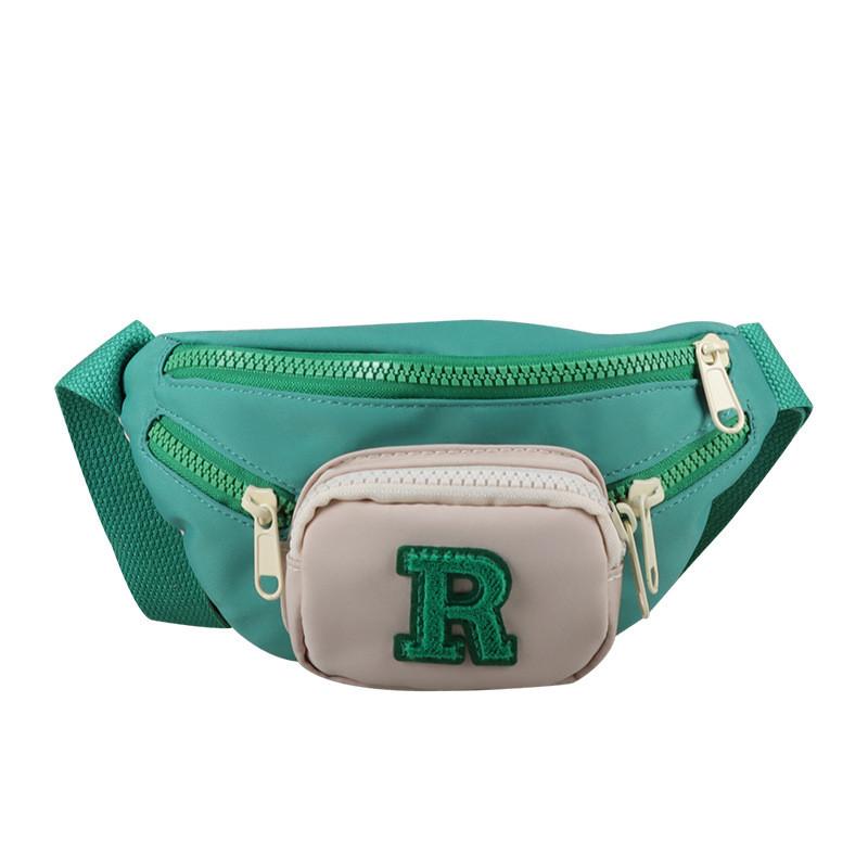 Trendy Boy's Children's Chest Bag Stylish Crossbody Bag For Kids Daily Use Brown Orange Black Blue Green