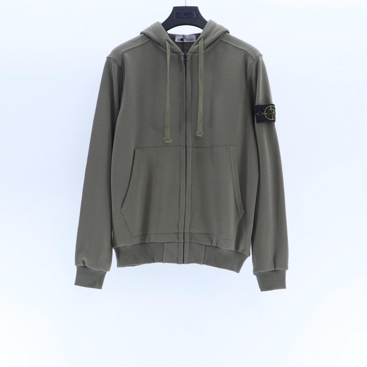 Completo con Felpa con Cappuccio e Zip Emblema dell'Isola CrossSTONE: Pantaloni Funzionali & Felpa Girocollo per Uomo e Donna X-Large