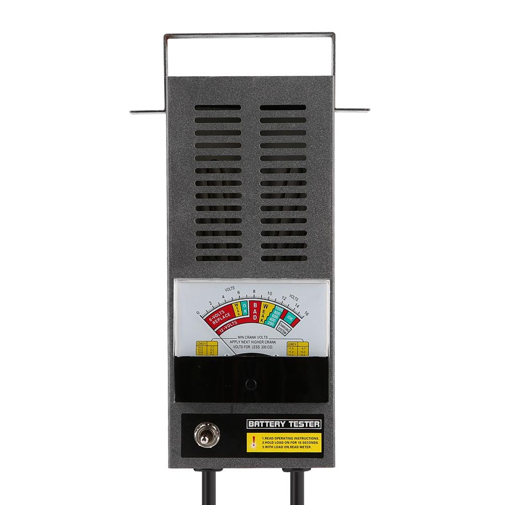 6V 12V Auto Digital Batterie Tester Last Volt Ladesystem Tester Analysator Diagnosewerkzeug
